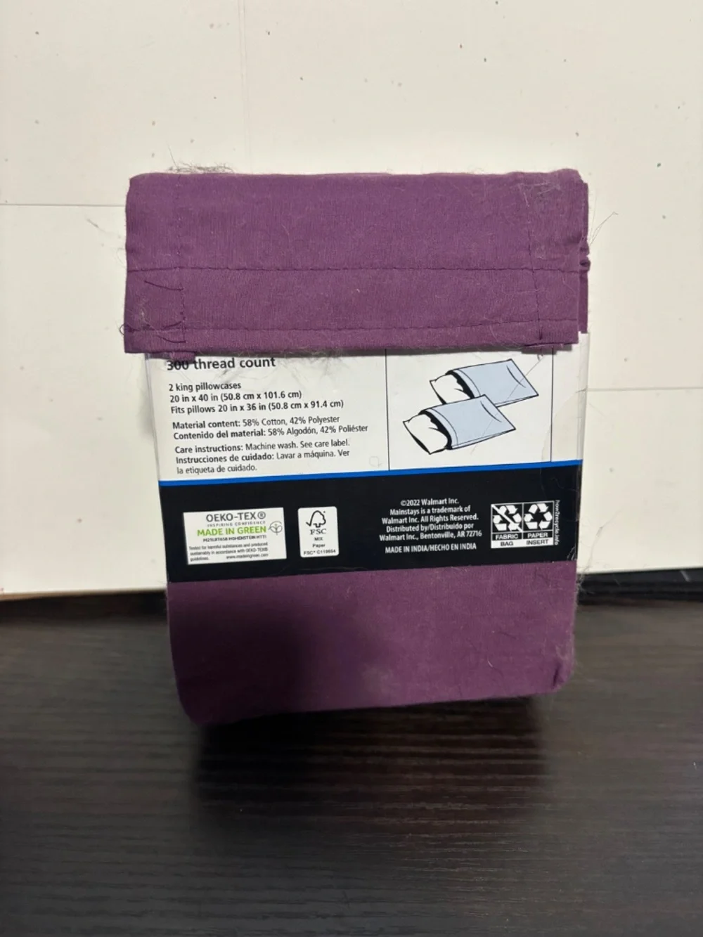 King Size Purple Pillow Cases